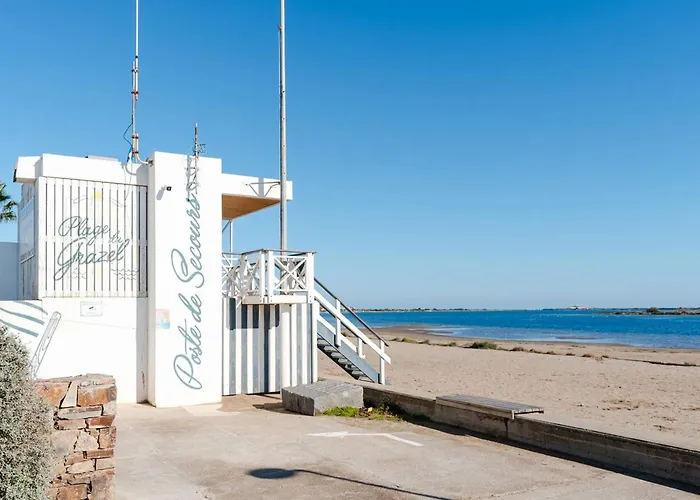 Pavillon Lumineux Avec Terrasse, à 1 Km De La – 2 Pièces, 1 Chambre, Barbecue, Wi-fi - Fr-1-409a-3 * Gruissan
